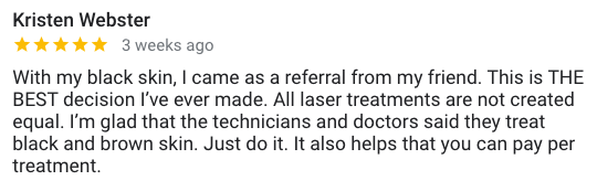 laser skin resurfacing testimonial