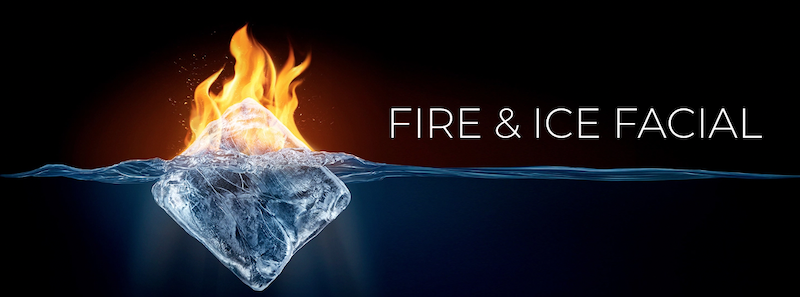 fire and ice facial banner